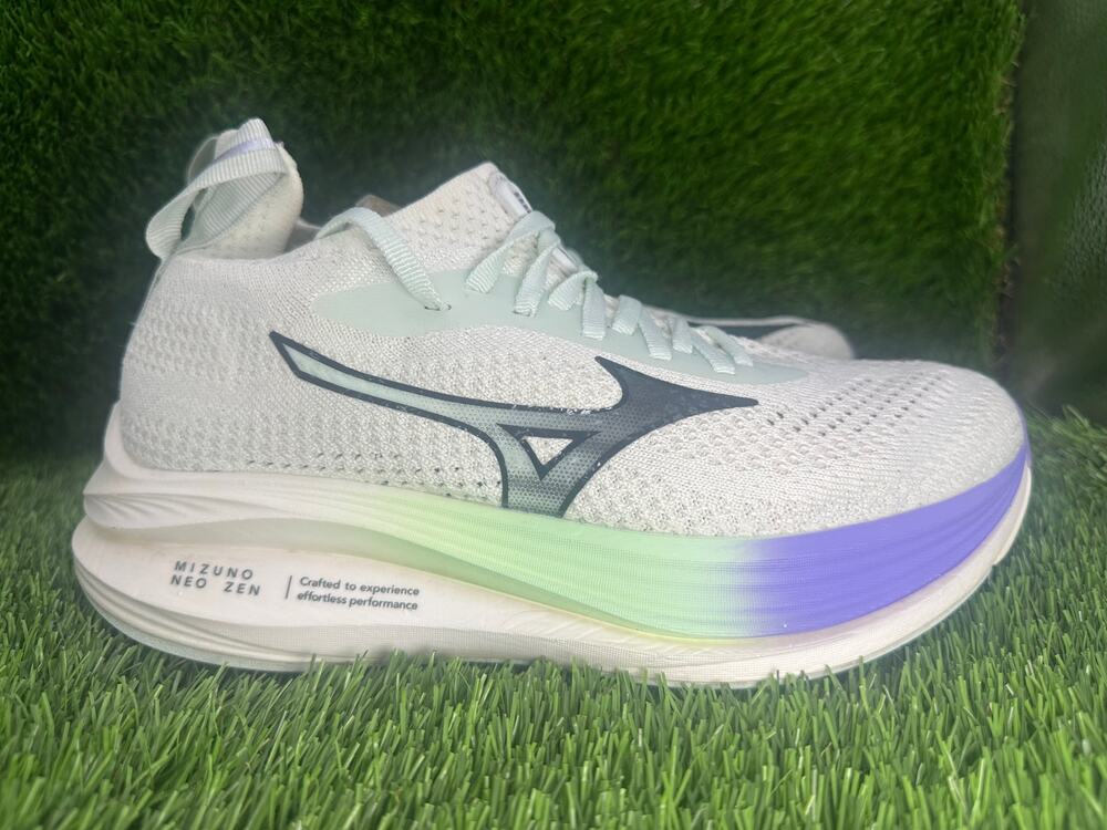 Mizuno Neo Zen J1GD258621 Athletic Sneaker Women's 7.5 White Mesh Running Sports